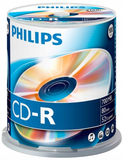 CD-R Philips 700MB 52x 80min