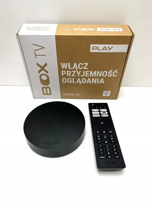 DEKODER PLAY TV BOX KOMPLET IGŁA