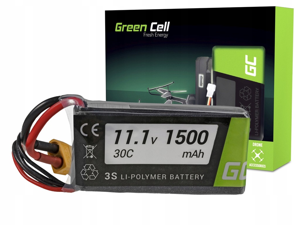 Bateria Akumulator Green Cell 1500mAh 11.1V RC13