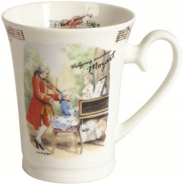 CERAMICZNY KUBEK KUBKI HERBATY KAWY 350 ml MOZART