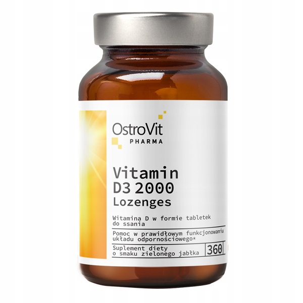 OstroVit Pharma Witamina D3 2000 do ssania