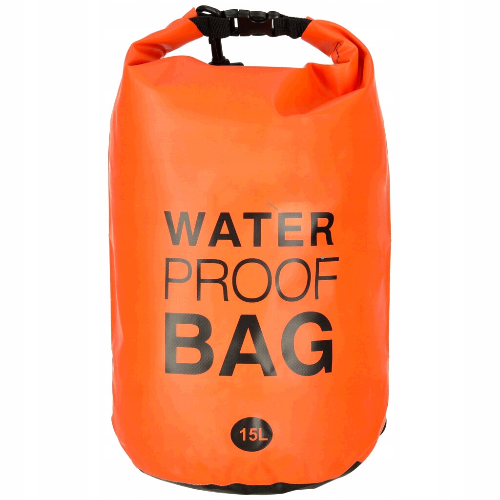 WOREK WODOSZCZELNY WODOODPORNY TORBA NA KAJAK SUP PLECAK TURYSTYCZNY 15L