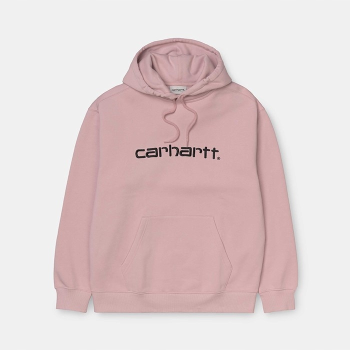Carhartt WIP Hooded I027476 FROSTED PINK/BLACK S