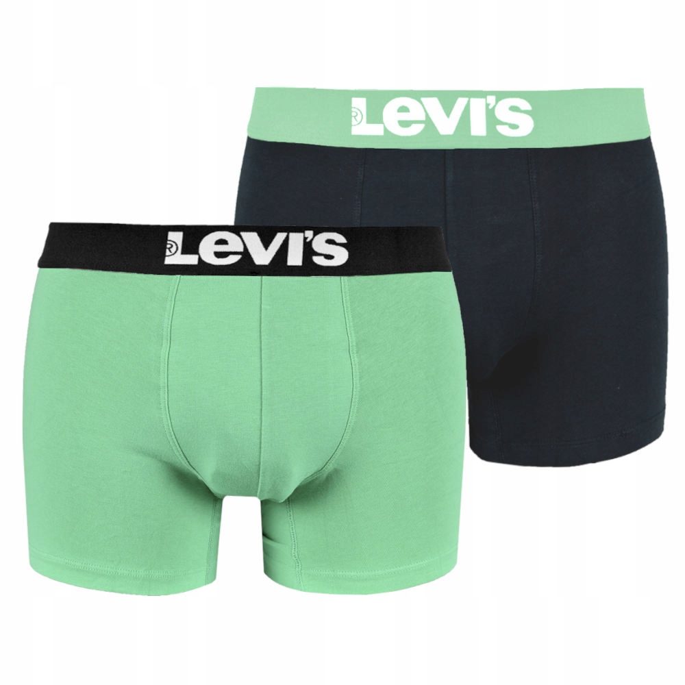 LEVI'S 2 szt. BOKSERKI MĘSKIE MAJTKI 0190 MINT L