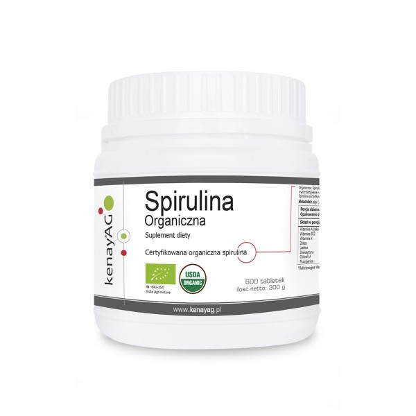 EKO Organiczna Spirulina (600 tabl.)