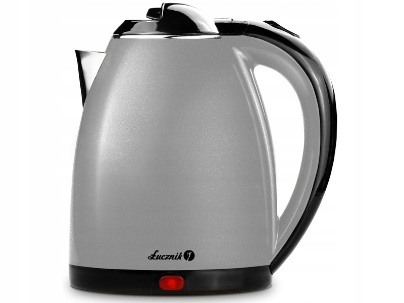 CZAJNIK ELEKTRYCZNY BEZPRZEWODOWY ŁUCZNIK 1,8l TRWAŁY JAKOŚĆ SZARY