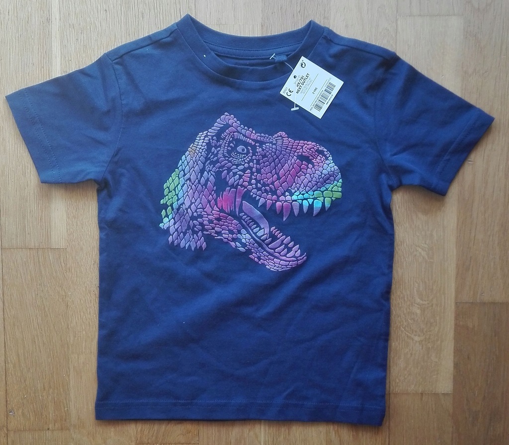 T-shirt dziecięcy z dinozaurem Next 98