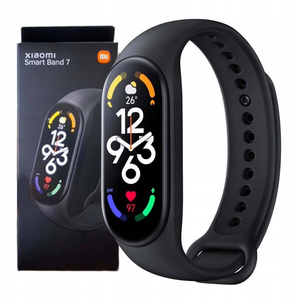 Купить Умные часы Xiaomi Mi Band 7 черные: отзывы, фото, характеристики в интерне-магазине Aredi.ru