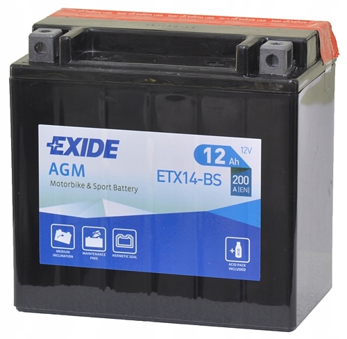 AKUMULATOR EXIDE YTX14-BS 12Ah BMW K1200 R1200 - 7860499875 - oficjalne ...