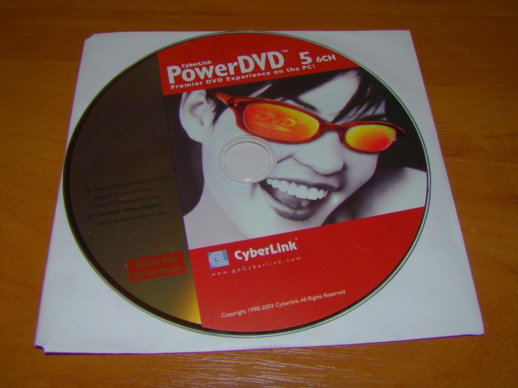 Płyta z programem POWER DVD 5