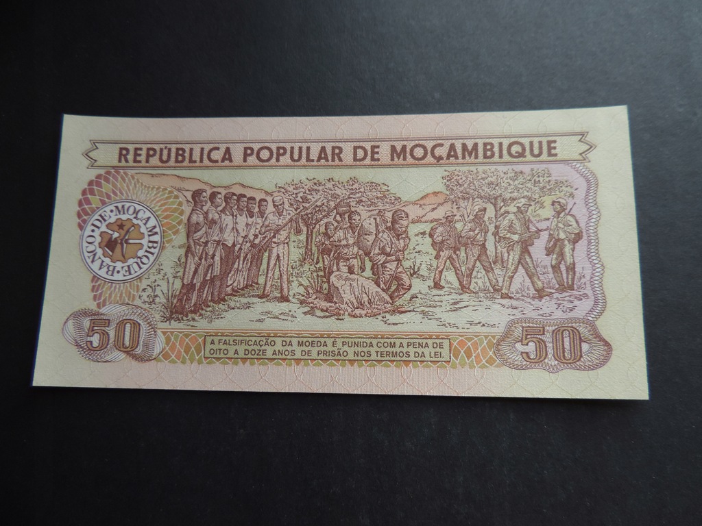 MOZAMBIK 50 METICAIS 1986