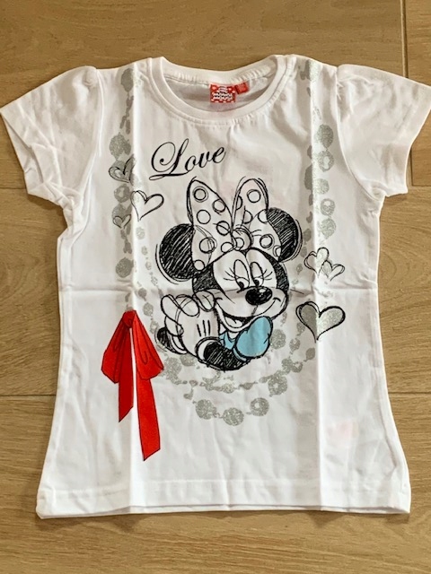 DISNEY*NOWA KOSZULKA Z MINNIE 110/116