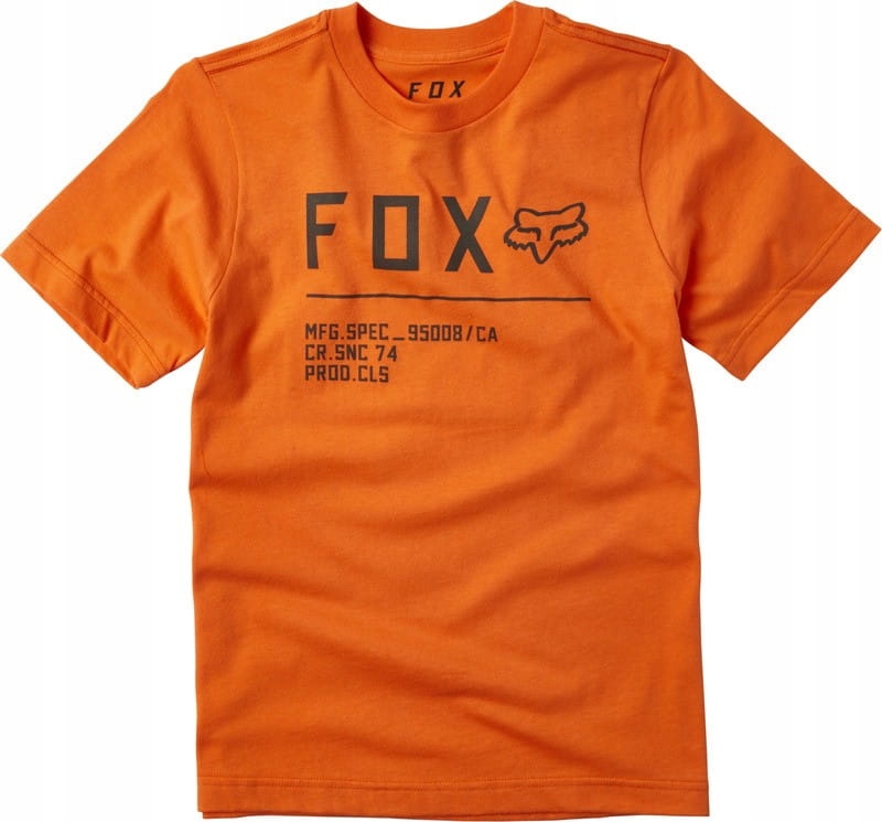 T-SHIRT FOX JUNIOR NON STOP ORANGE FLAME YL