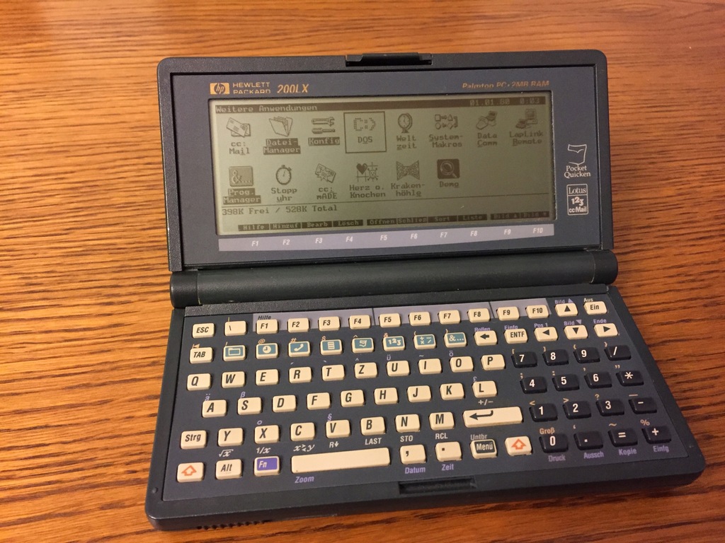 【ジャンク品】HP200LX Palmtop PC 2MB RAM ジャンク品】HP200LX Palmtop PC 2MB RAM