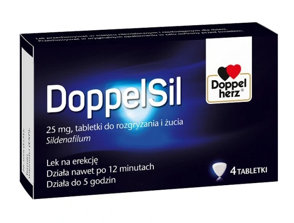 DoppelSil, 25mg, 4 tabletki do rozgryzania i żucia