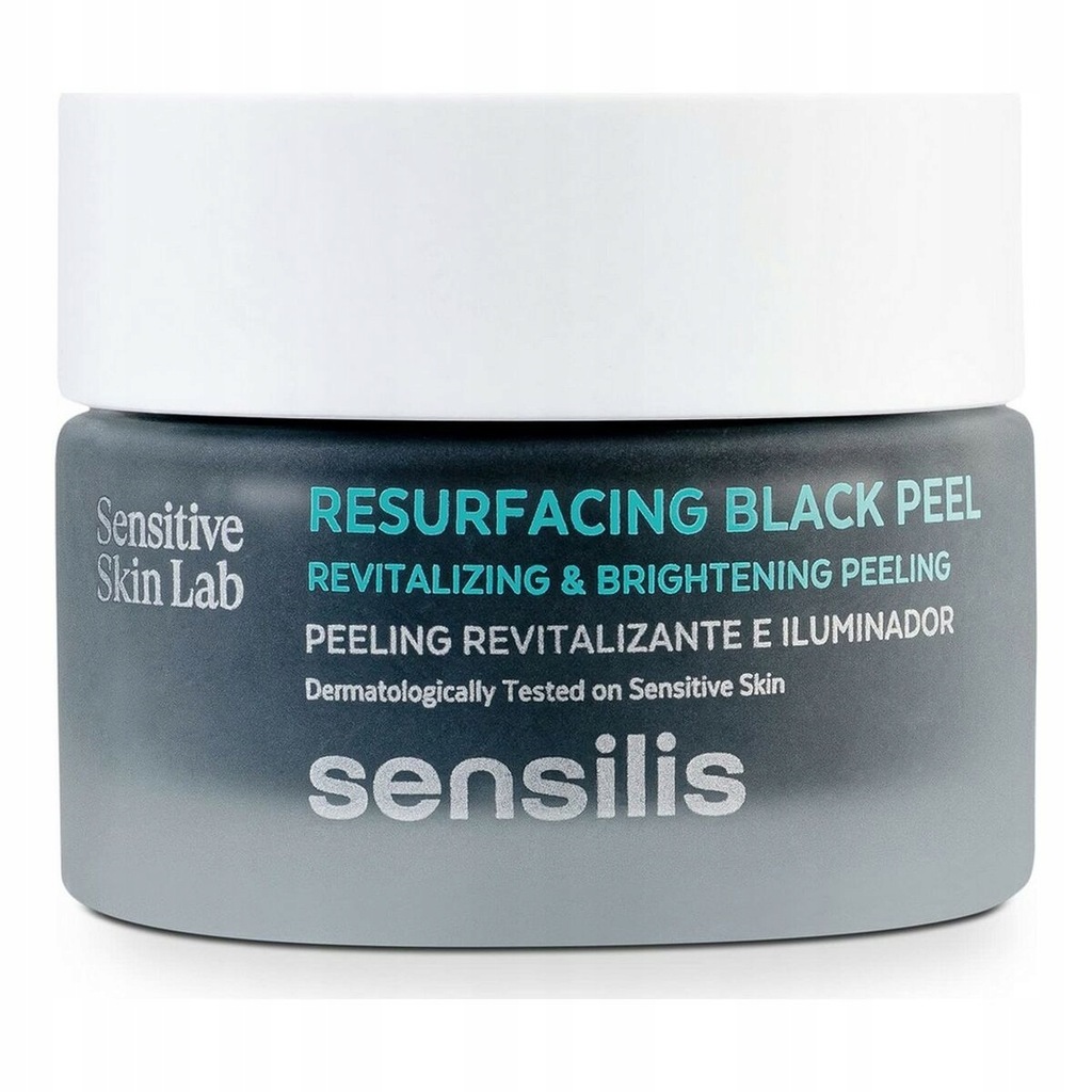 Peeling do twarzy Sensilis Resurfacing Black Pe