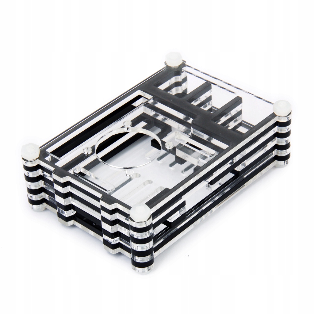 Black Shell Case Box Enclosure compatible with Raspberry pi