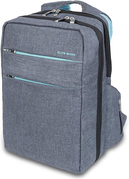 Plecak medyczny turystyczny torba Elite Bags szary 40 x 28 x 14 cm