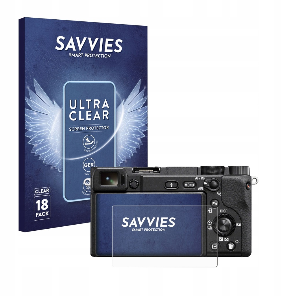 18x Savvies Screen Protector for Sony Alpha 6100A