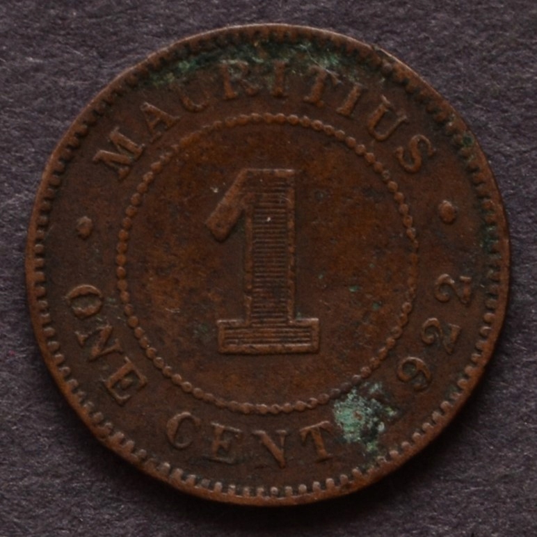 Mauritius - 1 cent 1922