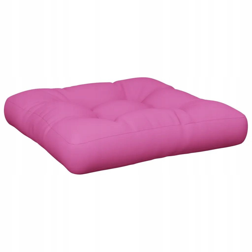 Poduszka na paletę, różowa, 58x58x10 cm, tkanina O