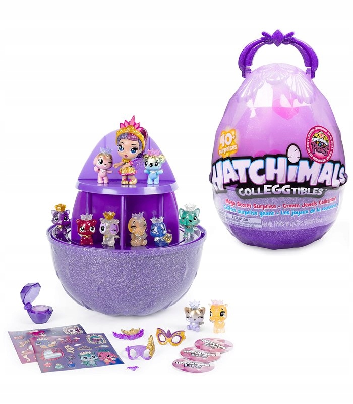 HATCHIMALS DUŻE JAJKO FIGURKI LALECZKA ZESTAW - 9142327409 - oficjalne ...