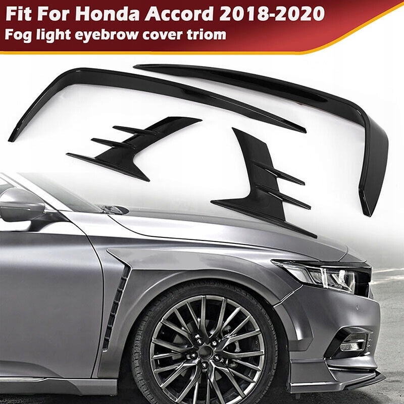 dla Honda Accord 2018 2019 2020 Przedni zderzak Lampa przeciwmgielna Osłona