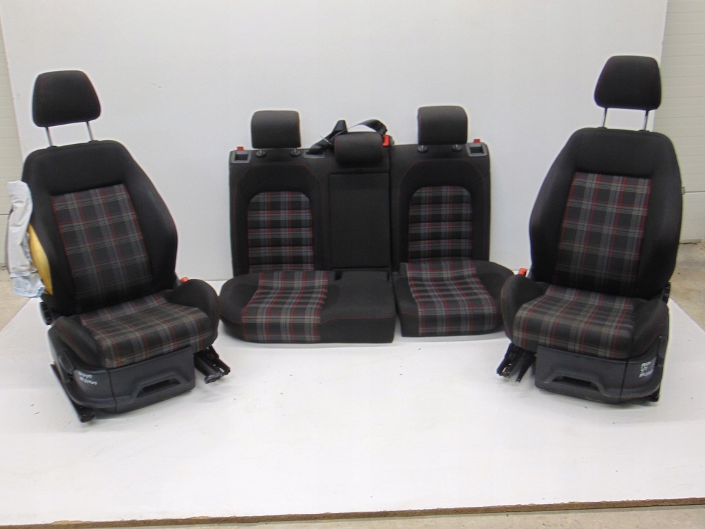 KOMPLET FOTELE FOTEL KANAPA OPARCIE VW POLO GTI 6R 5D LIFT