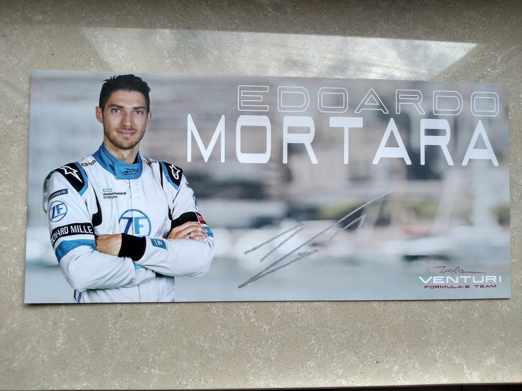 Edoardo Mortara - Autograf