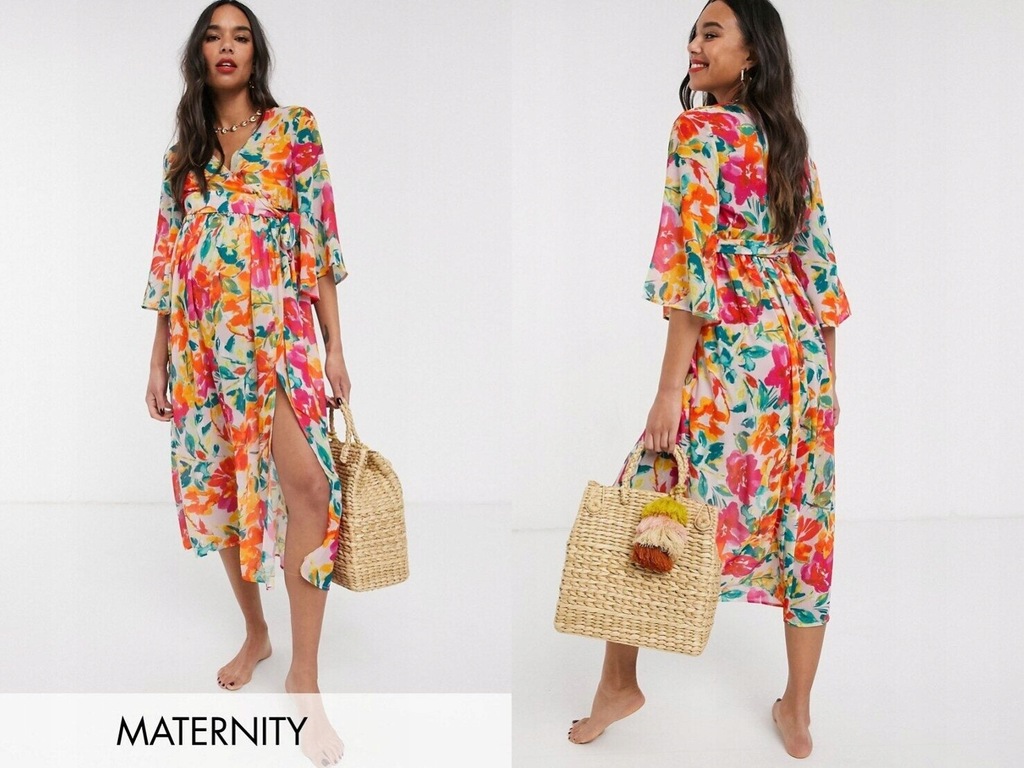 Unique 21 Maternity Marszczona spódnica maxi M/38