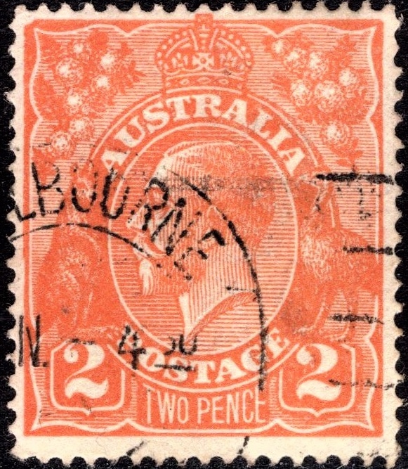 Australia KGV 2 d.