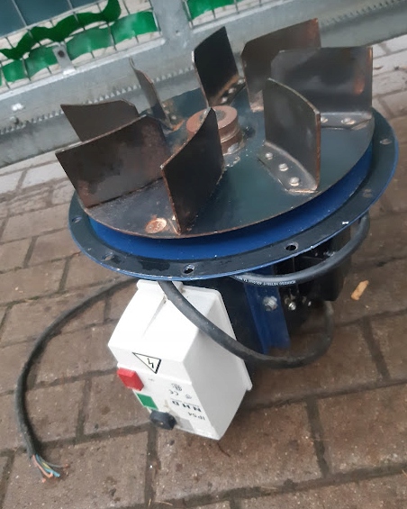 WENTYLATOR TRANSPORTOWY SILNIK WIRNIK STALOWY ODCIĄG do TROCIN 1100W 380V