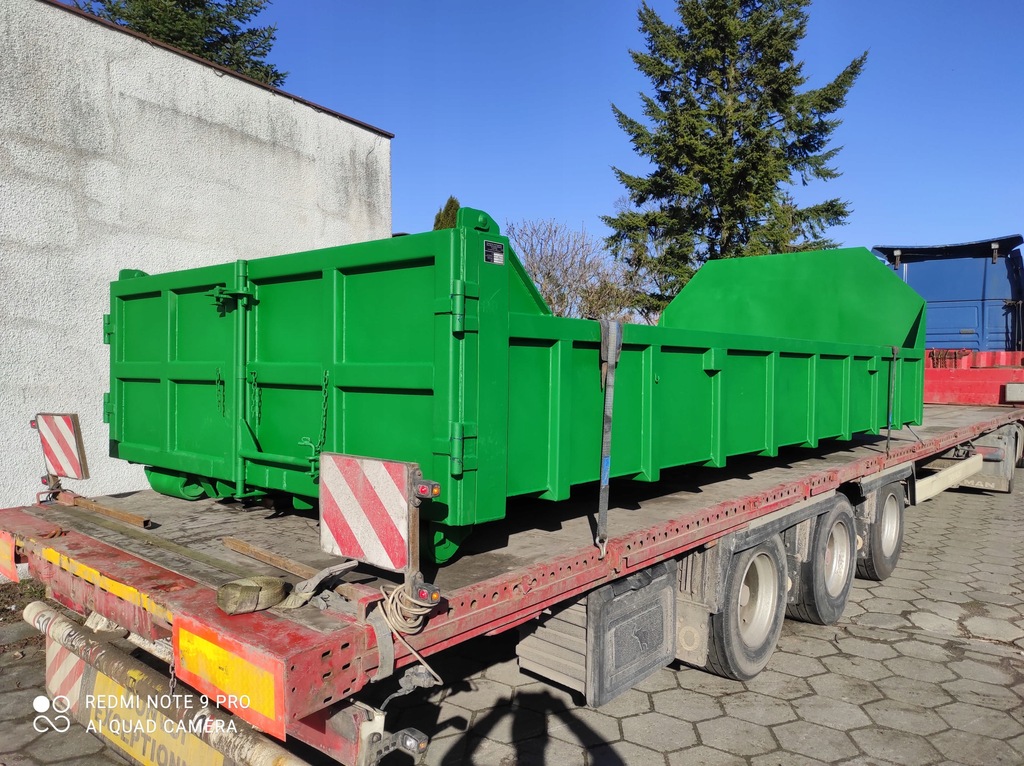 Kontener platforma, bramowy i hakowy 1m3 - 40m3