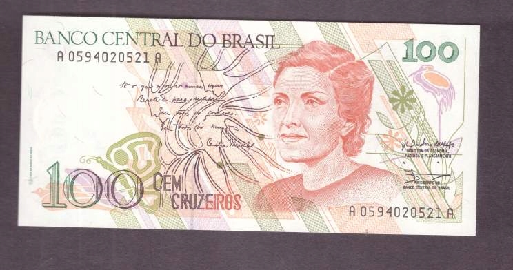 Brazylia - 100 Cruzeiros 1990-1993 rok