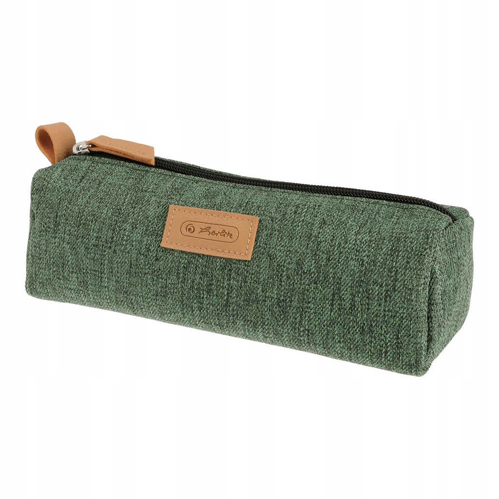 HERLITZ Piórnik TRAPEZ GREENLINE KNIT GREE