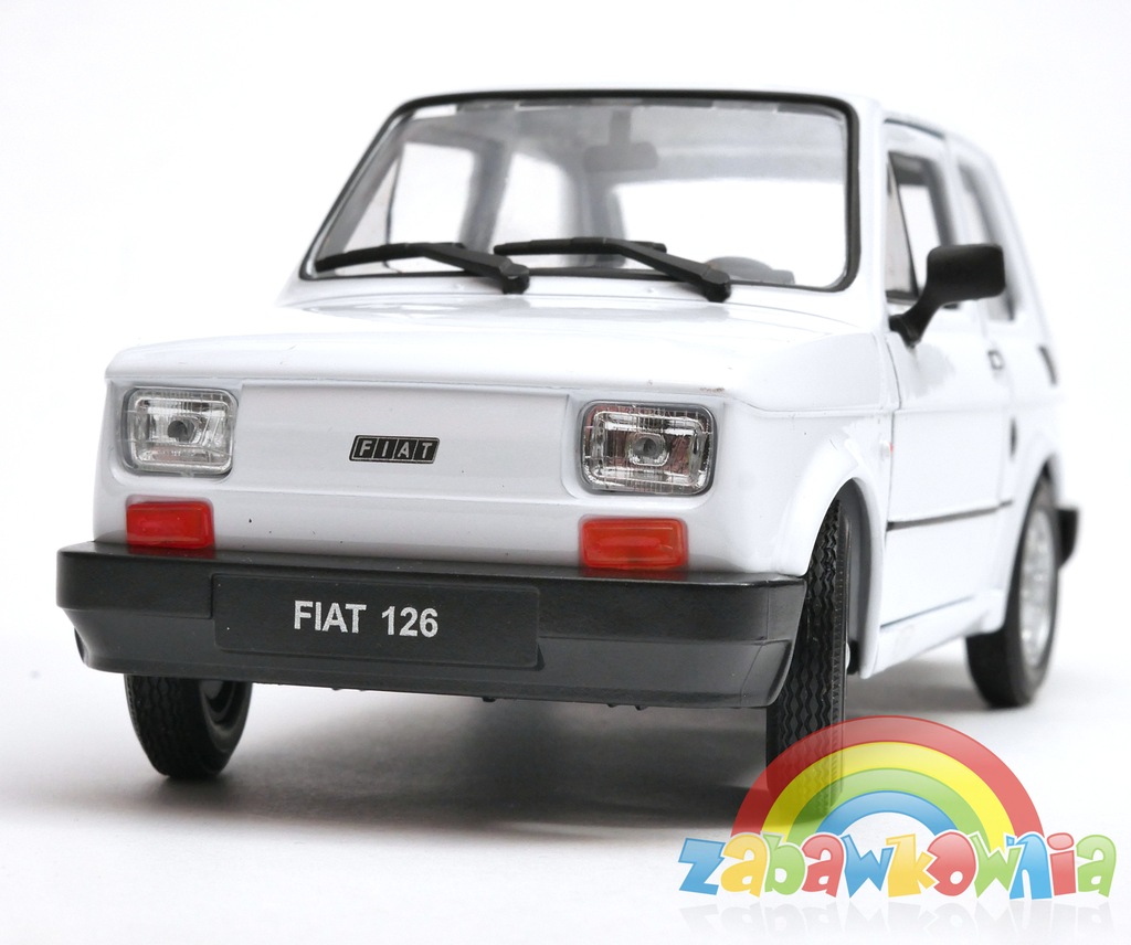 Fiat 126p maluch maluszek kaszlak PRL 121 biały