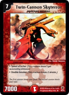 *DM-05 DUEL MASTERS - TWIN-CANNON SKYTERROR - !!!