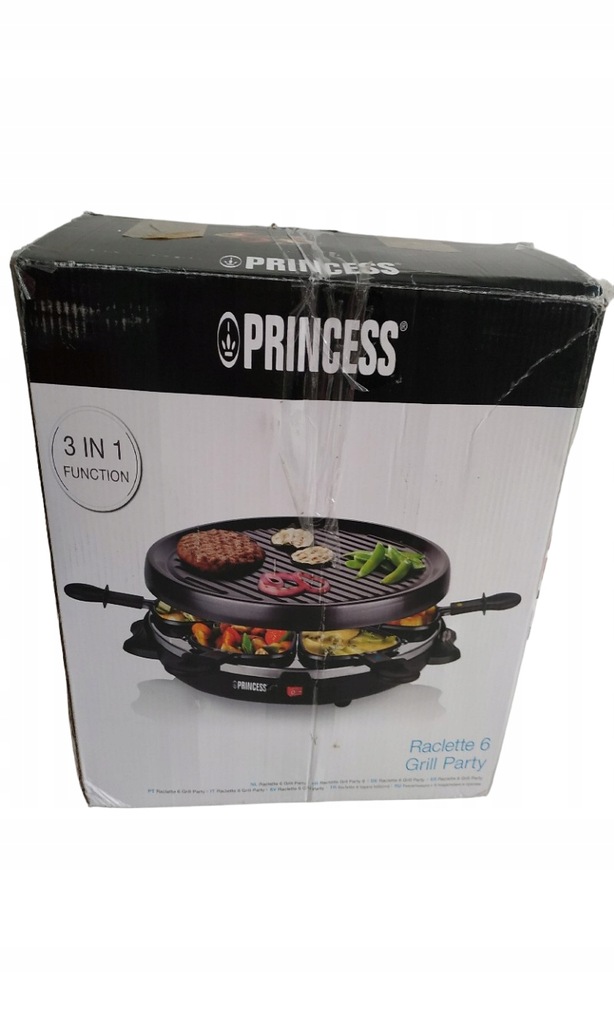 PRINCESS GRILL RACLETTE Z 6 PATELNIAMI 800 W