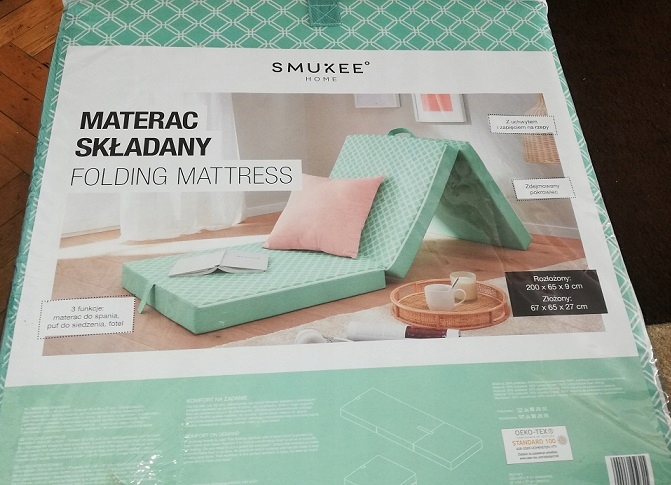 MATERAC SKŁADANY SMUKEE 200x65x9