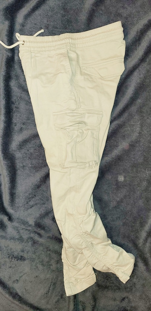 Spodnie bojówki H&M 134cm marszczone nogawki