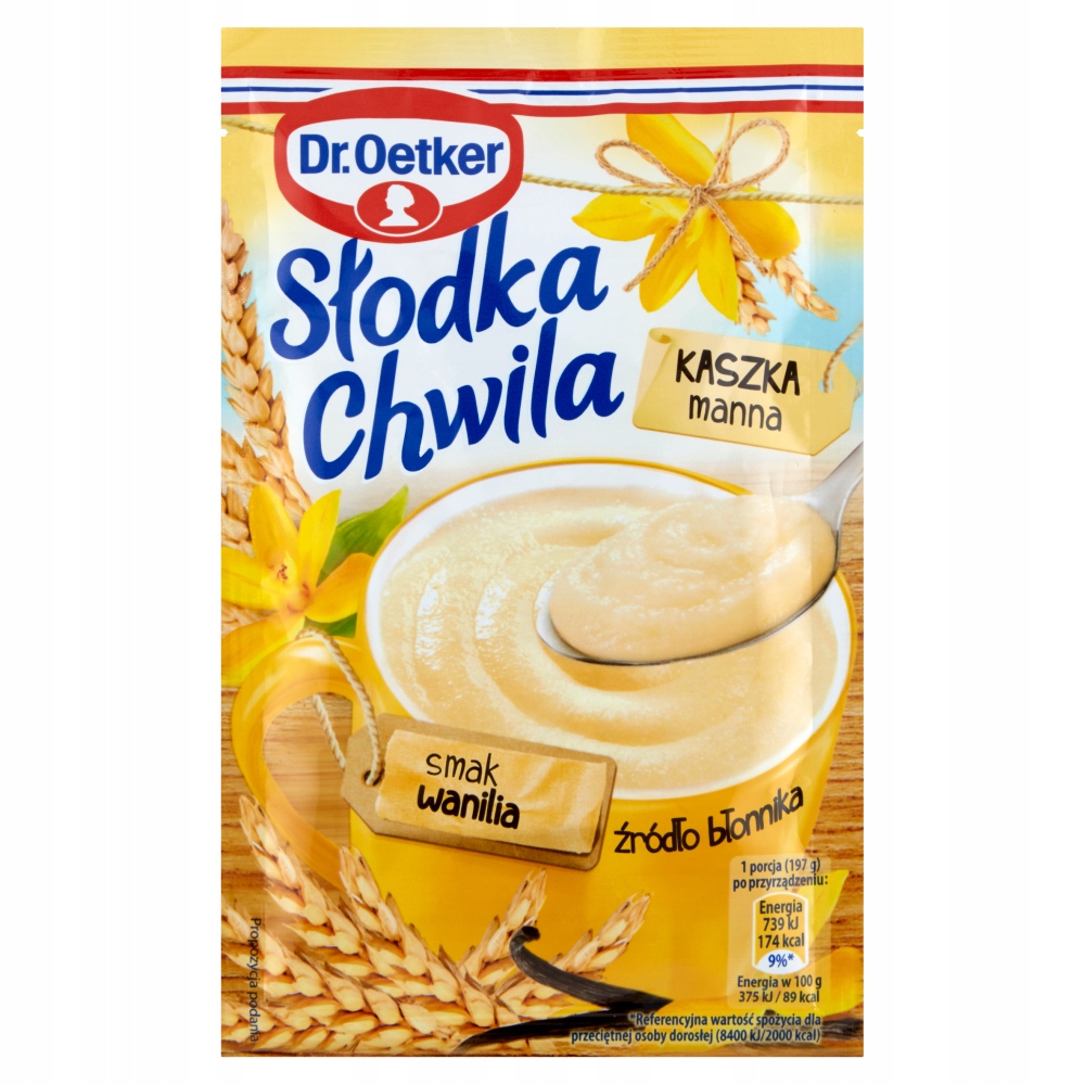 Dr. Oetker Słodka Chwila Kaszka Manna Waniliowa 47,5G