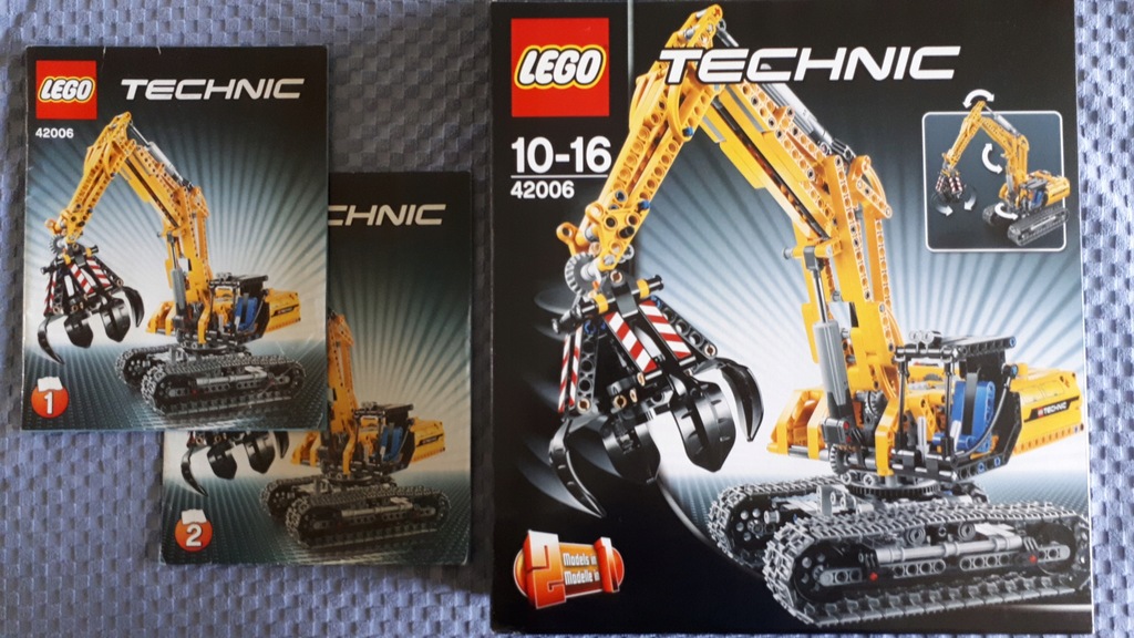 Lego Technic 42006 koparka + ciągnik 2W1