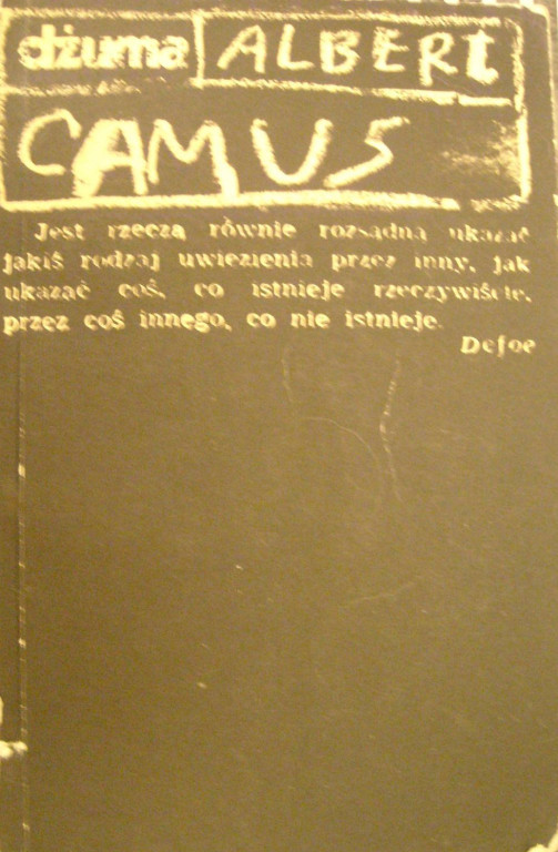 Dżuma,Albert Camus - okładka miękka, wyd IX 1973 r