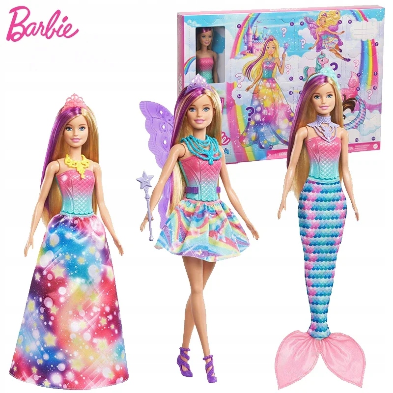 Original Mattel Barbie Dreamtopia Doll Mermaid Twinkle Light Princess with