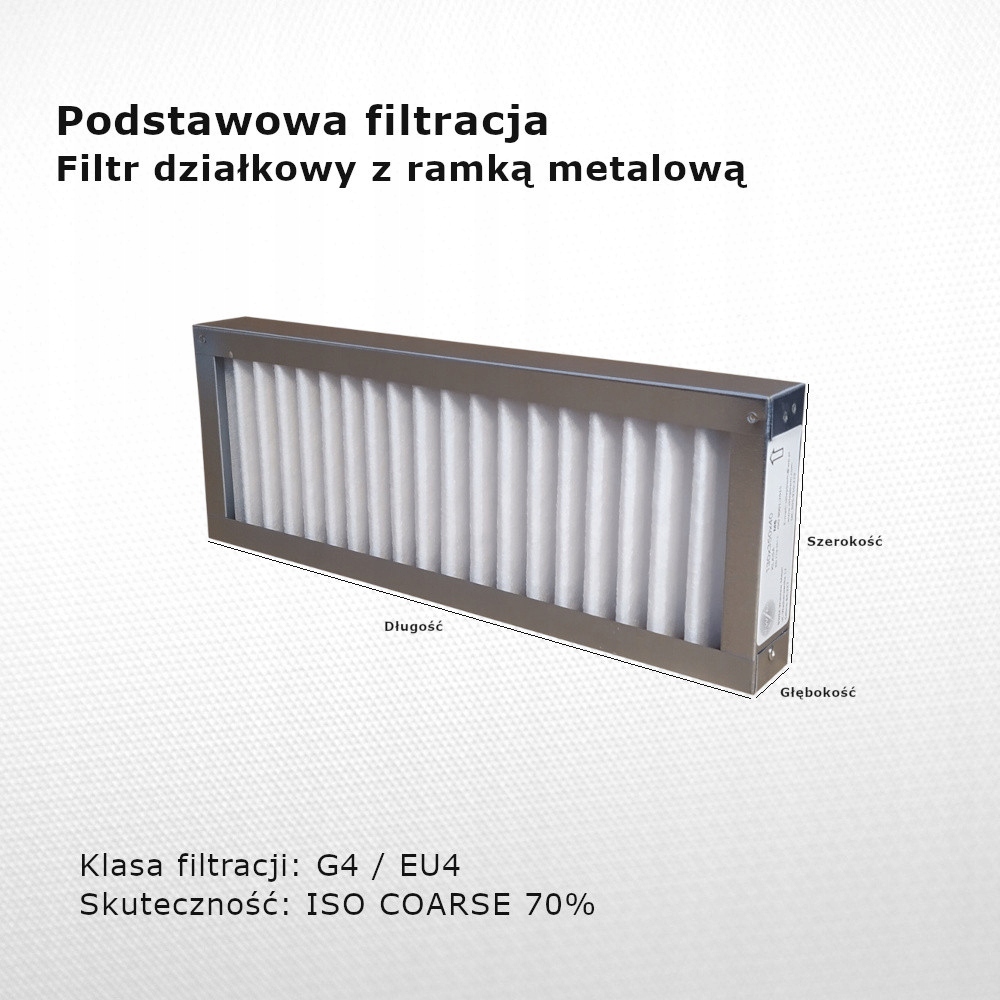 Filtr działkowy G4 Iso Coarse 70% 240x470x46 mm