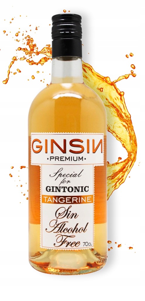 GINSIN TANGERINE gin bezalkoholowy 700 ml