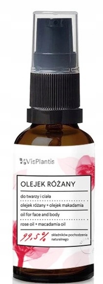 OLEJEK DO TWAŻY RÓŻANY ROSE OIL 30ML data 02/2024