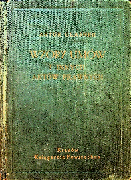 Wzory umów i innych aktów prawnych 1935 r.