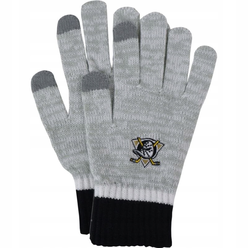 Rękawiczki 47 Brand NHL Anaheim Ducks Deep Zone Gloves H-DPZON25ACE-GY One