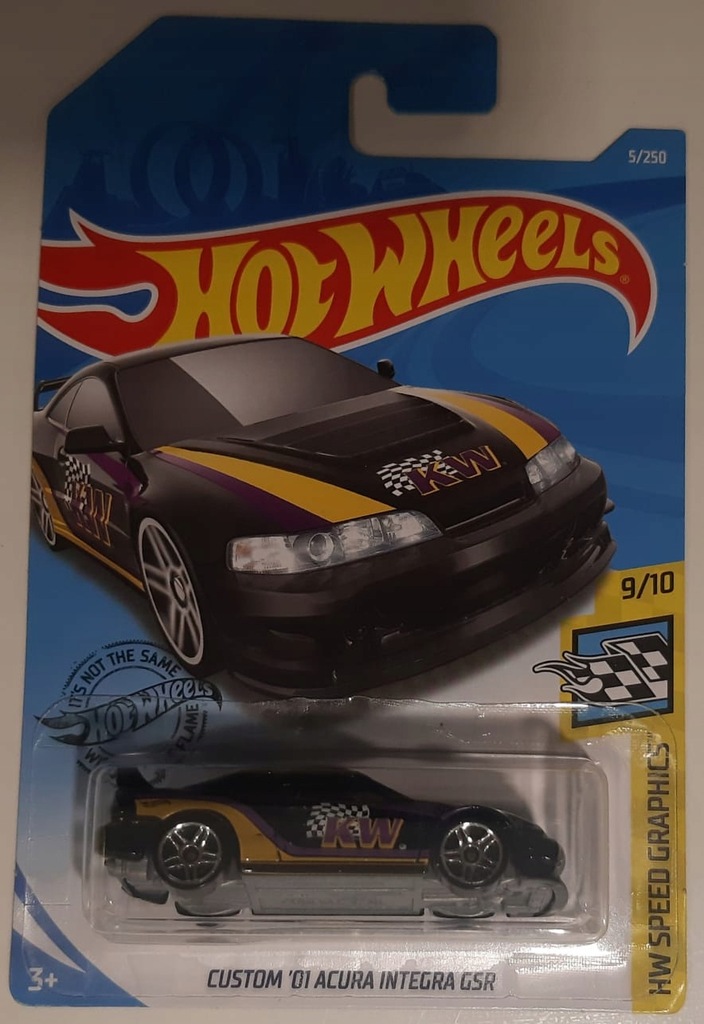 Hot Wheels 2019 Acura Integra GSR DŁUGA KARTA